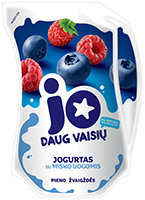 Jogurtas JO su miško uogomis, 2,4 % rieb., 900 g