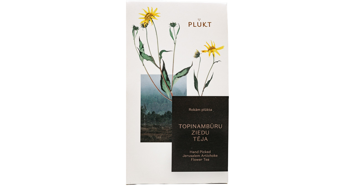 Organic Jerusalem artichoke flower tea