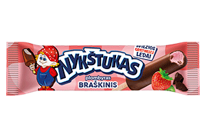 Braškiniai ledai NYKŠTUKAS, 80 ml