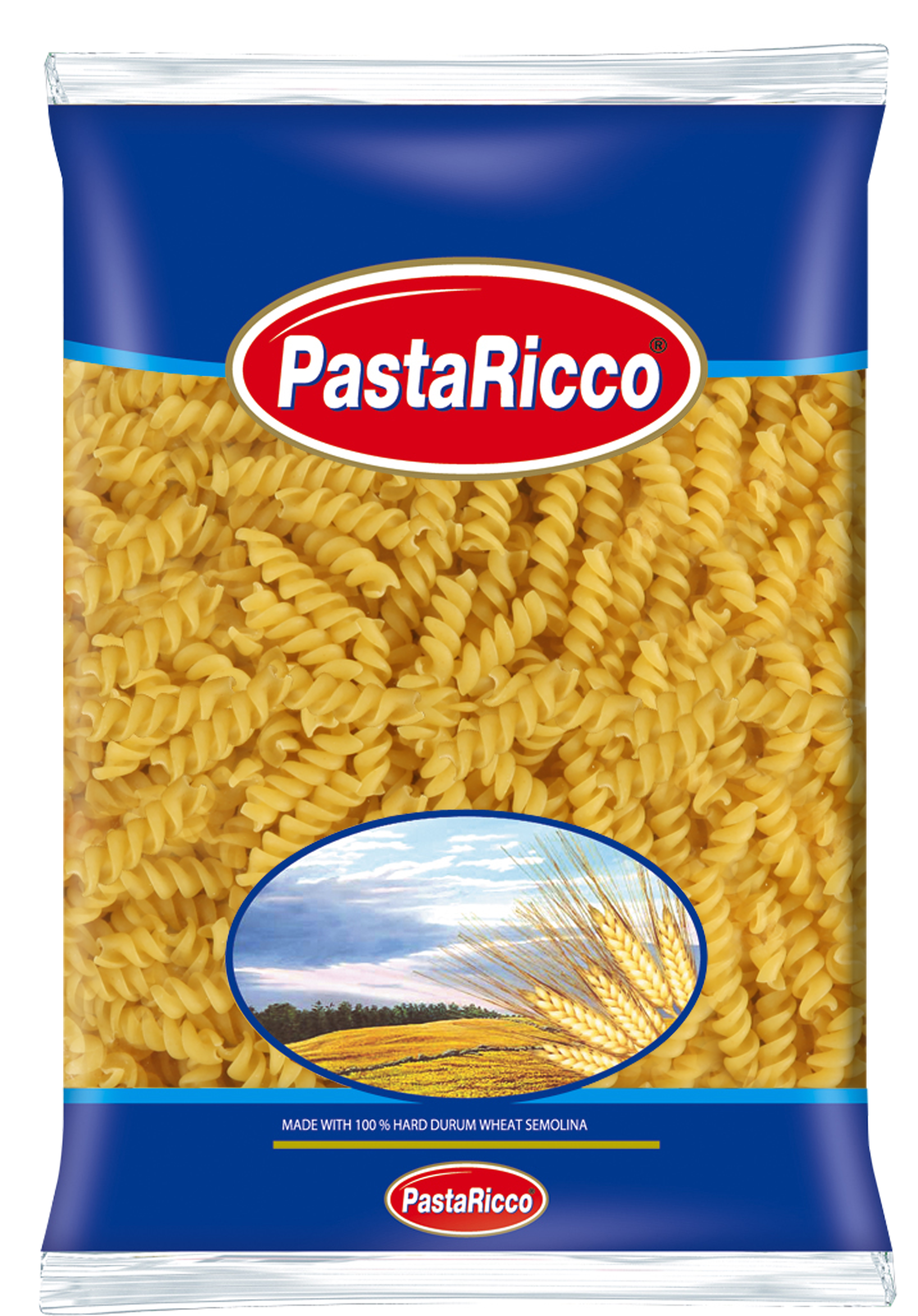 Kietagrūdžiai makaronai PASTA RICCO, sraigtai, 400 g