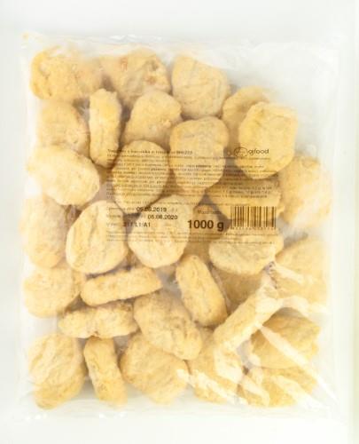Frozen tempura dipped chicken nuggets, AJ FOOD, 1 kg