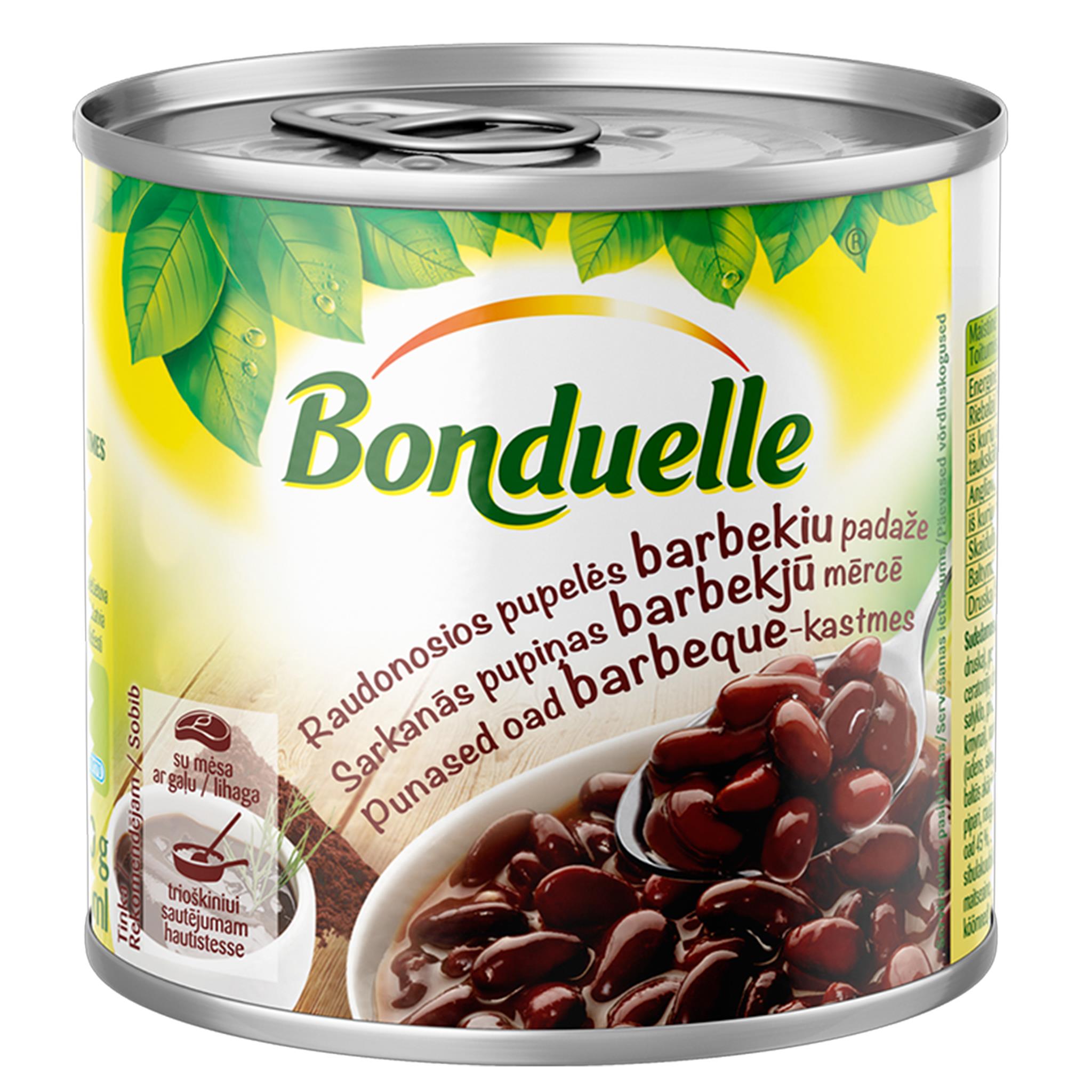 Raudonosios pupelės barbekiu padaže BONDUELLE, 430 g