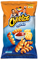 Kečupo ir sūrio skonio kukurūzų užkandis CHEETOS, 145 g