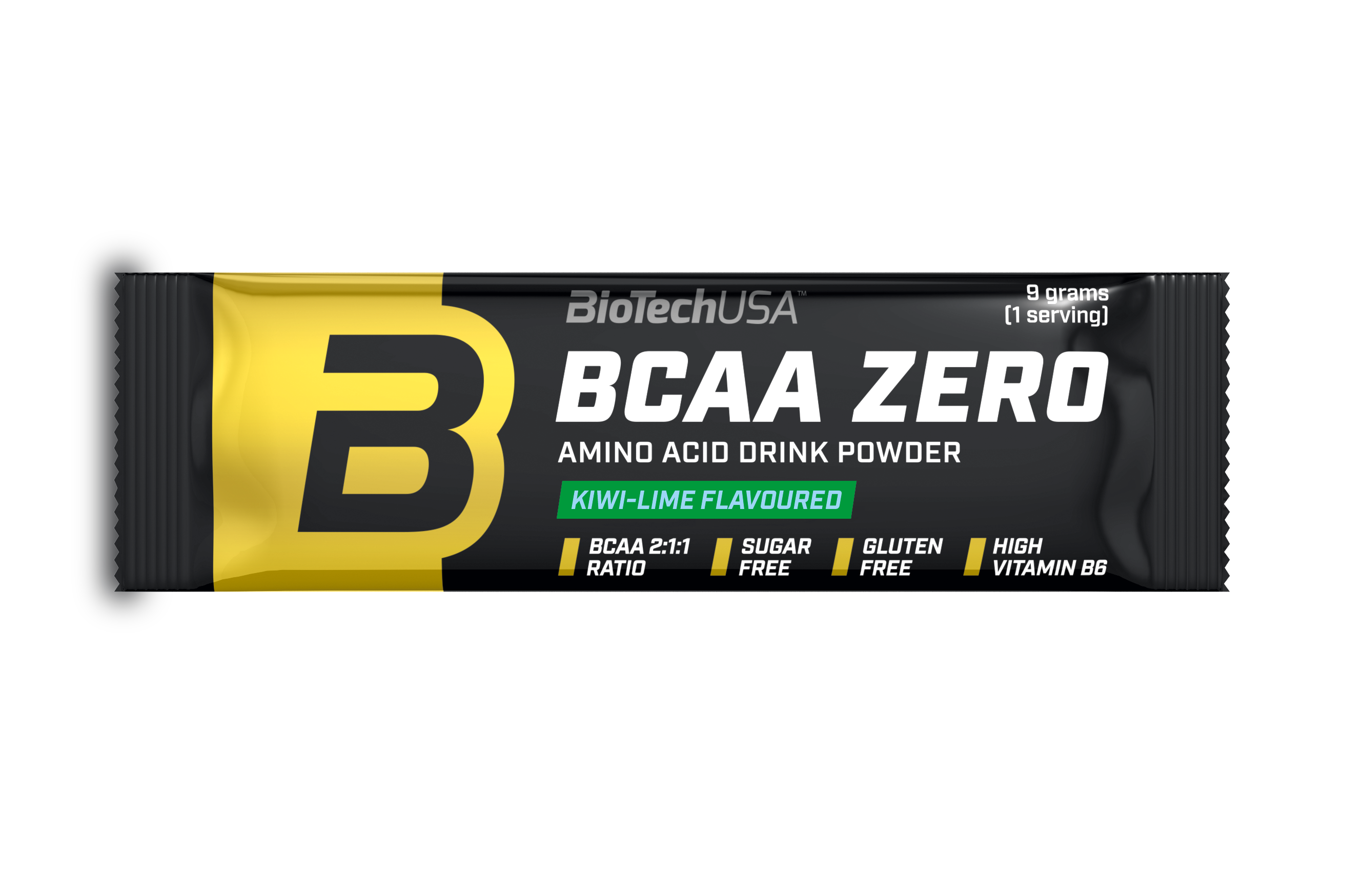 Amino acids BioTechUSA, BCAA Zero, kiwi-lime flavor, 9 g