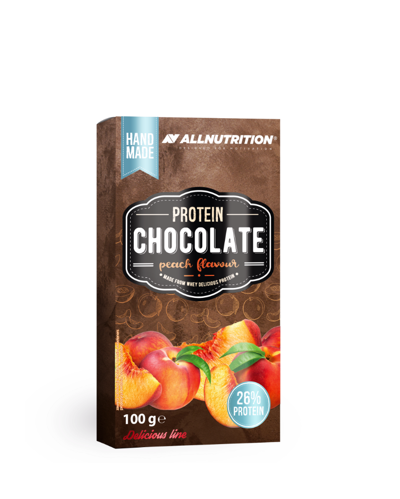 PROTEIN CHOCOLATE NUTLOVE CRISPY PEACH, 100g