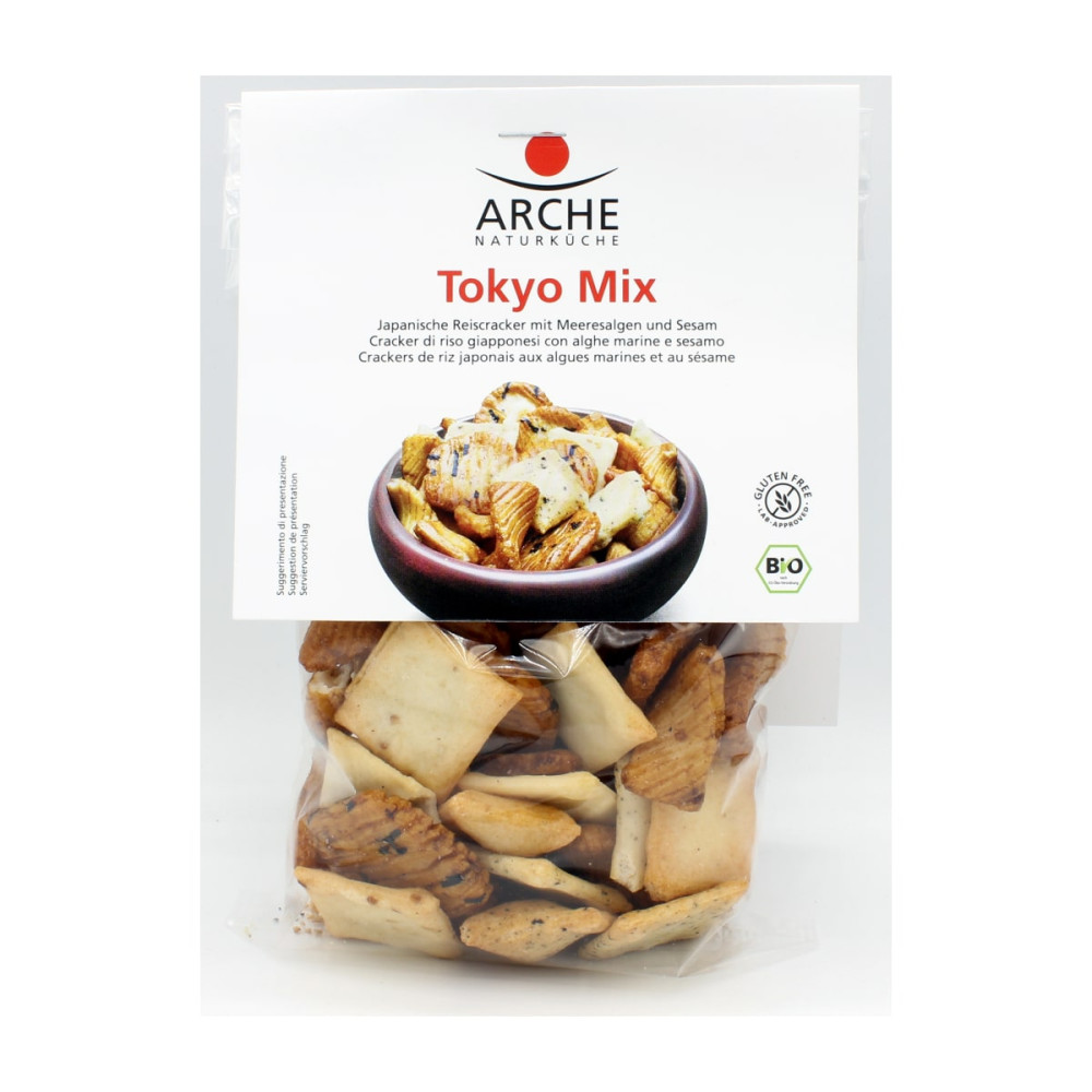 Japanese rice crackers TOKYO MIX, organic