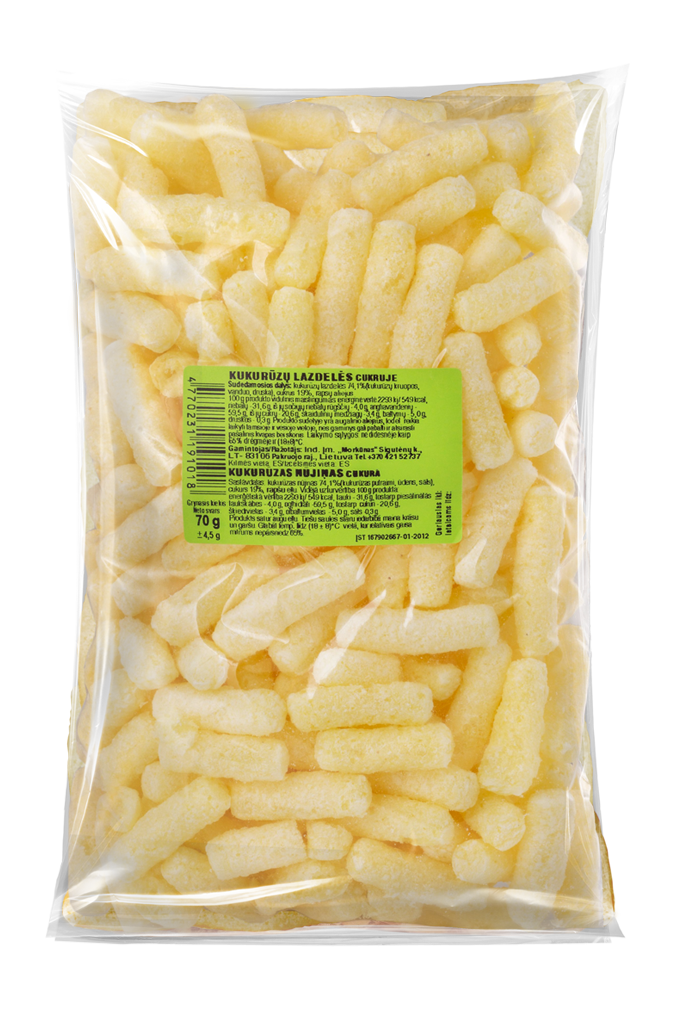 Corn sticks in sugar, 70 g