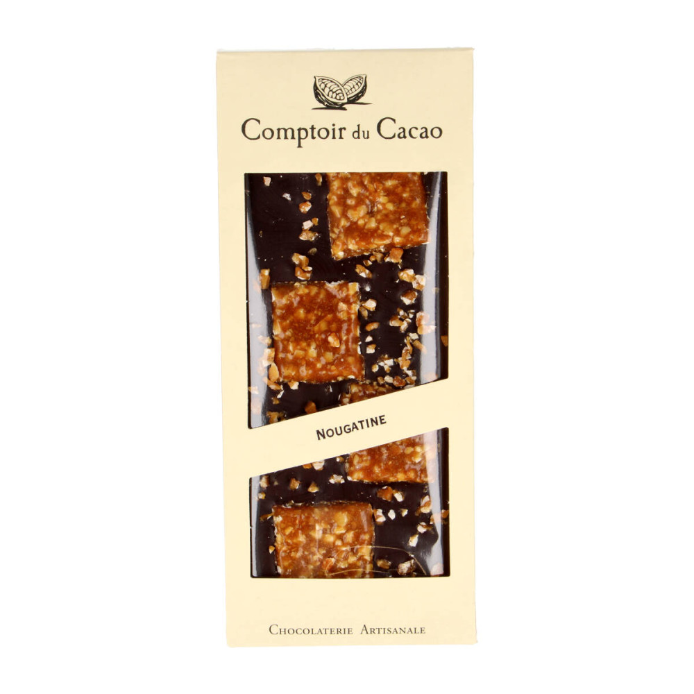 Juodasis šokoladas su griliažu NOUGATINE 72 %