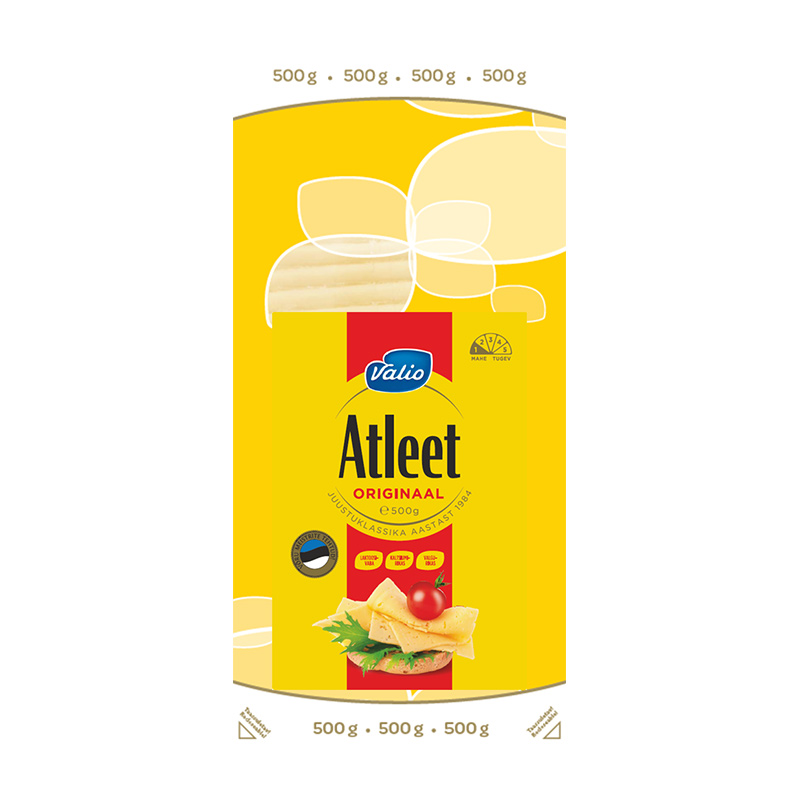Fermented cheese VALIO ATLEET ORIGINAL, sliced, 26%, 500g