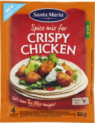 Spicemix SANTA MARIA Crispy Chicken Bites, 50 g