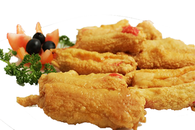 Keptos krabų lazdelės tešloje, 1 kg