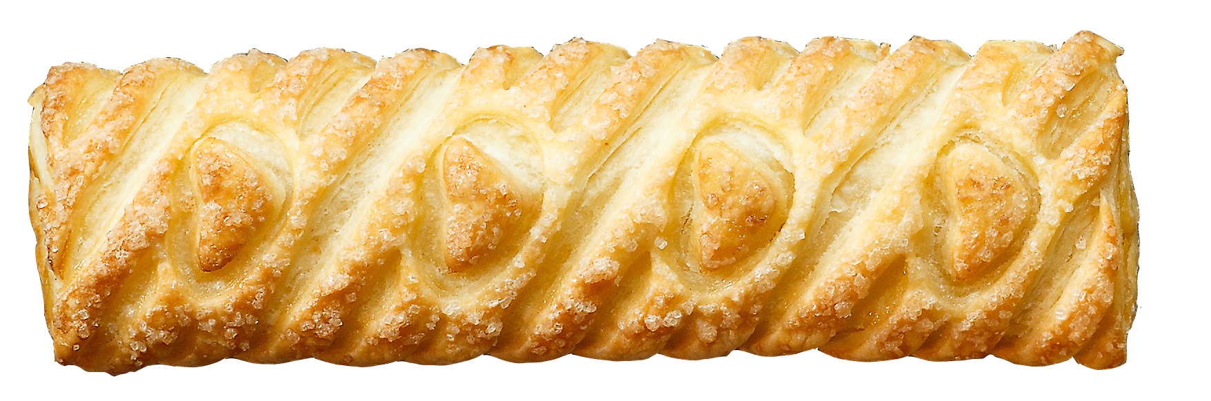 Puffed pastry vanilla stick HEARTS, 100g