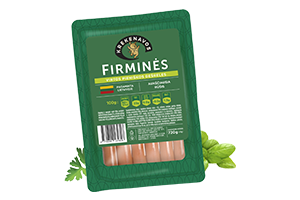 KREKENAVOS FIRMINĖS virtos pieniškos dešrelės, 720g
