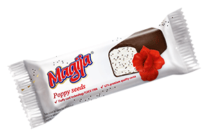 Glaistytas sūrelis MAGIJA su aguonomis, 24 % rieb., 45 g