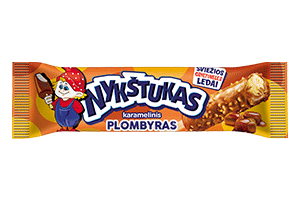 Karamelinis plombyras su vaflių traškučiais NYKŠTUKAS 80ml