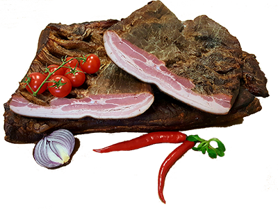 Karštai rūkyta šoninė, 1 kg