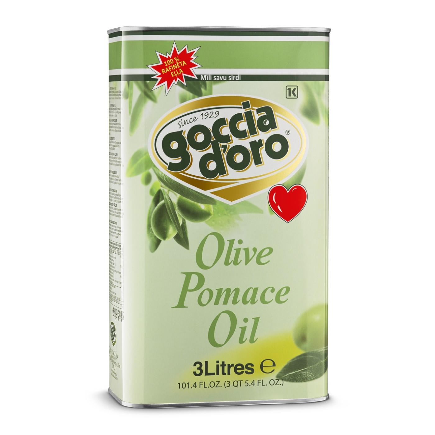 Olive pomace oil  GOCCIA D'ORO, 3 l
