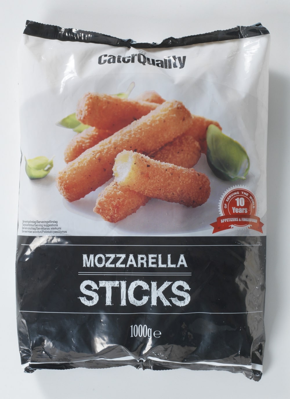 Frozen mozarella sticks CATER QUALITY, 1 kg