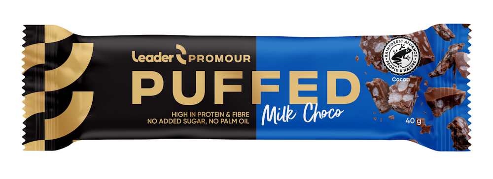 LEADER Promour Puffed Milk Choco, 40g