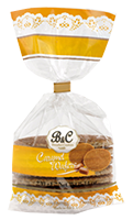 Karameliniai vafliai B&C, 230 g