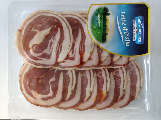 Rolled spicy bacon PANCETTA ARROTOLATA, 120 g