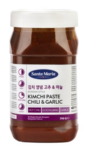 Kimchi pasta SANTA MARIA korėjietiško stiliaus su aitriosiomis paprikomis ir česnakais, 790 g