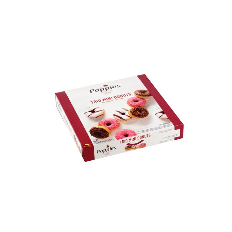 Mini donuts POPPIES,,  9 pcs., 250g