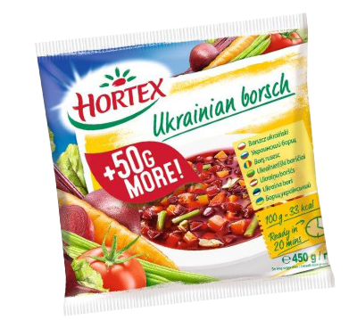 Šaldytas daržovių mišinys UKRAINIETIŠKI BARŠČIAI, 450g