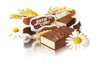 Vafliniai saldainiai LAZY COW