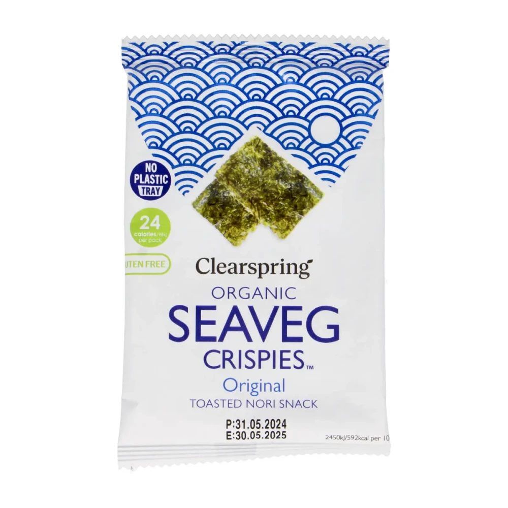 Jūros daržovių traškučiai CLEARSPRING, ekologiški