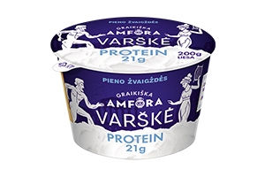 Liesa varškė GRAIKIŠKA AMFORA PROTEIN 0.9%, 200g