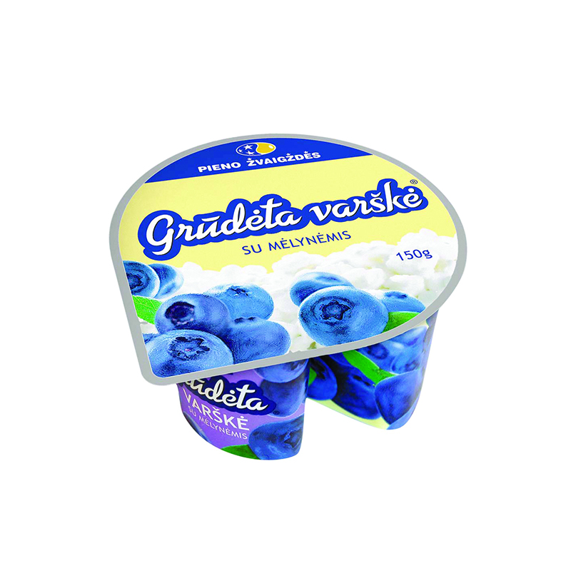 Granular curd, 7% fat, with blueberries, 150 g