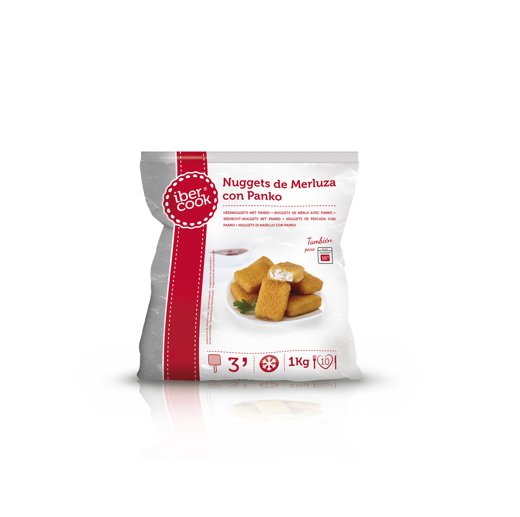 Hake panko nuggets "IBERCOOK", 1kg