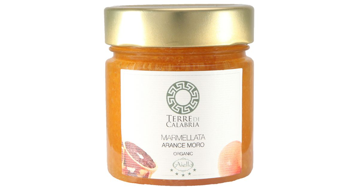 Organic red orange marmalade