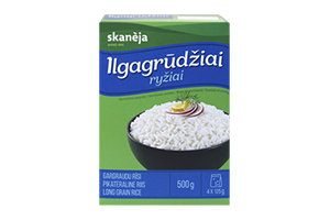 Ilgagrūdžiai ryžiai SKANĖJA 4x125g