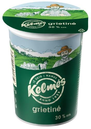 AUGA organic sour cream, fat 30%, 400g LT-EKO-001