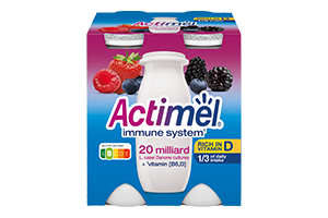 Miško uogų skonio jogurtinis gėrimas ACTIMEL, 1,5% rieb., 400 g