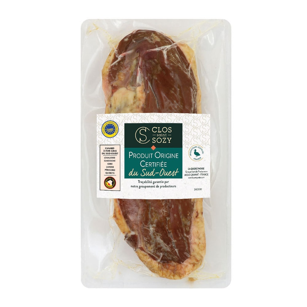 Cured duck breast CLOS SAINT SOZY IGP