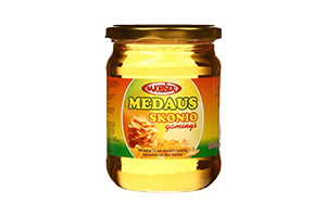 BAJORIŠKIŲ medaus skonio gaminys 650g