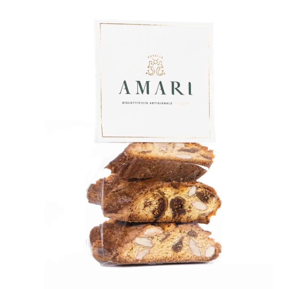 Sausainiai su figomis ir migdolais CANTUCCI