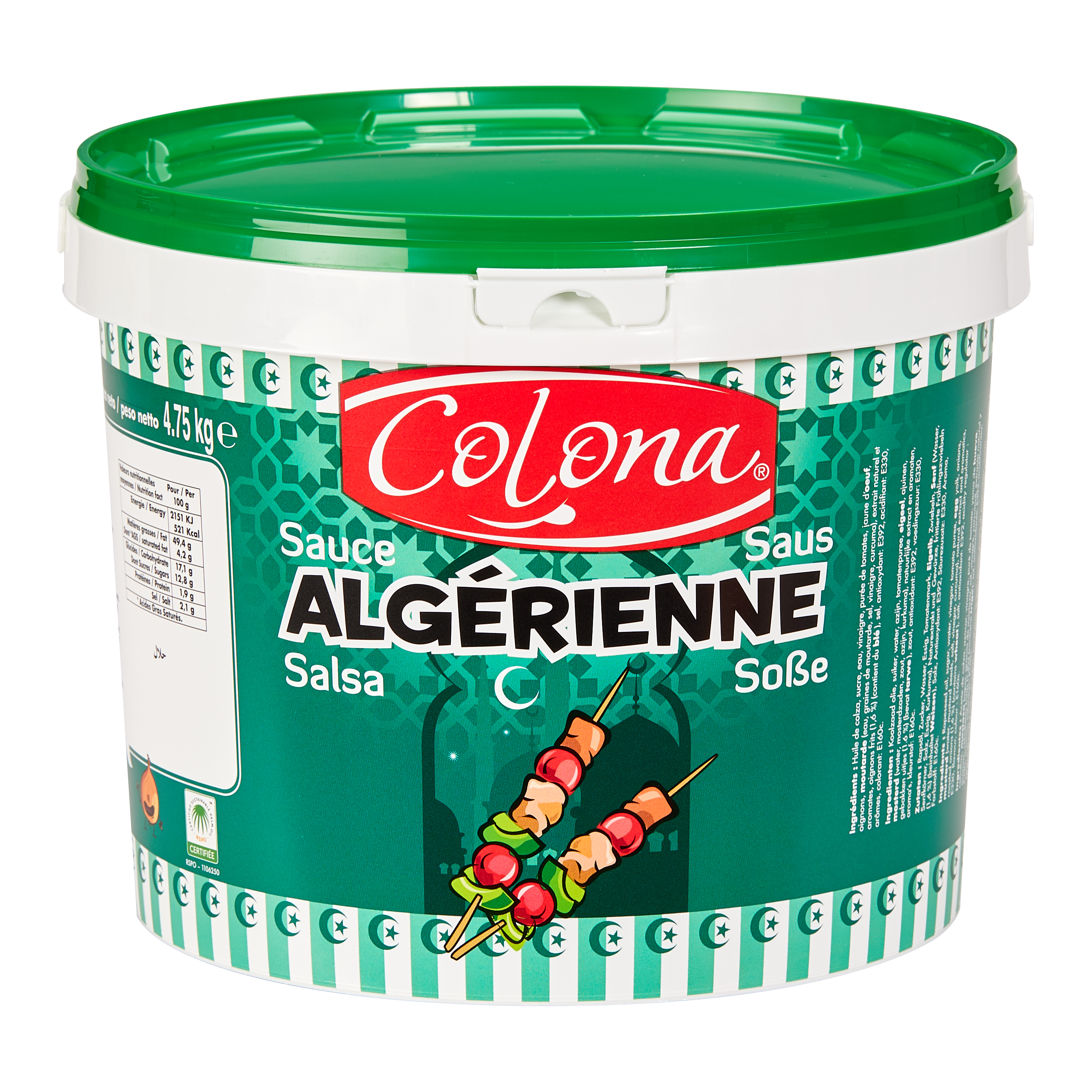 Sauce COLONA, ALGERIENNE, 5 l