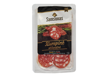 Dried SAMSONO kumpinė skilandinė sausage, sliced, top quality, 90 g