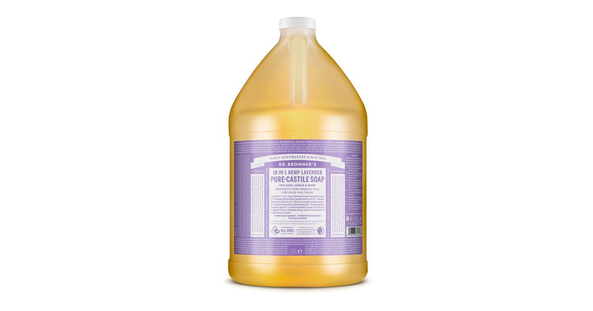 Liquid soap with lavender 18-in-1