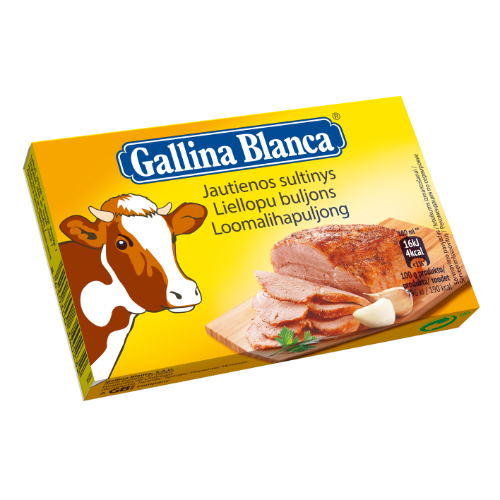 Beef broth GALLINA BLANCA, 8 pcs.