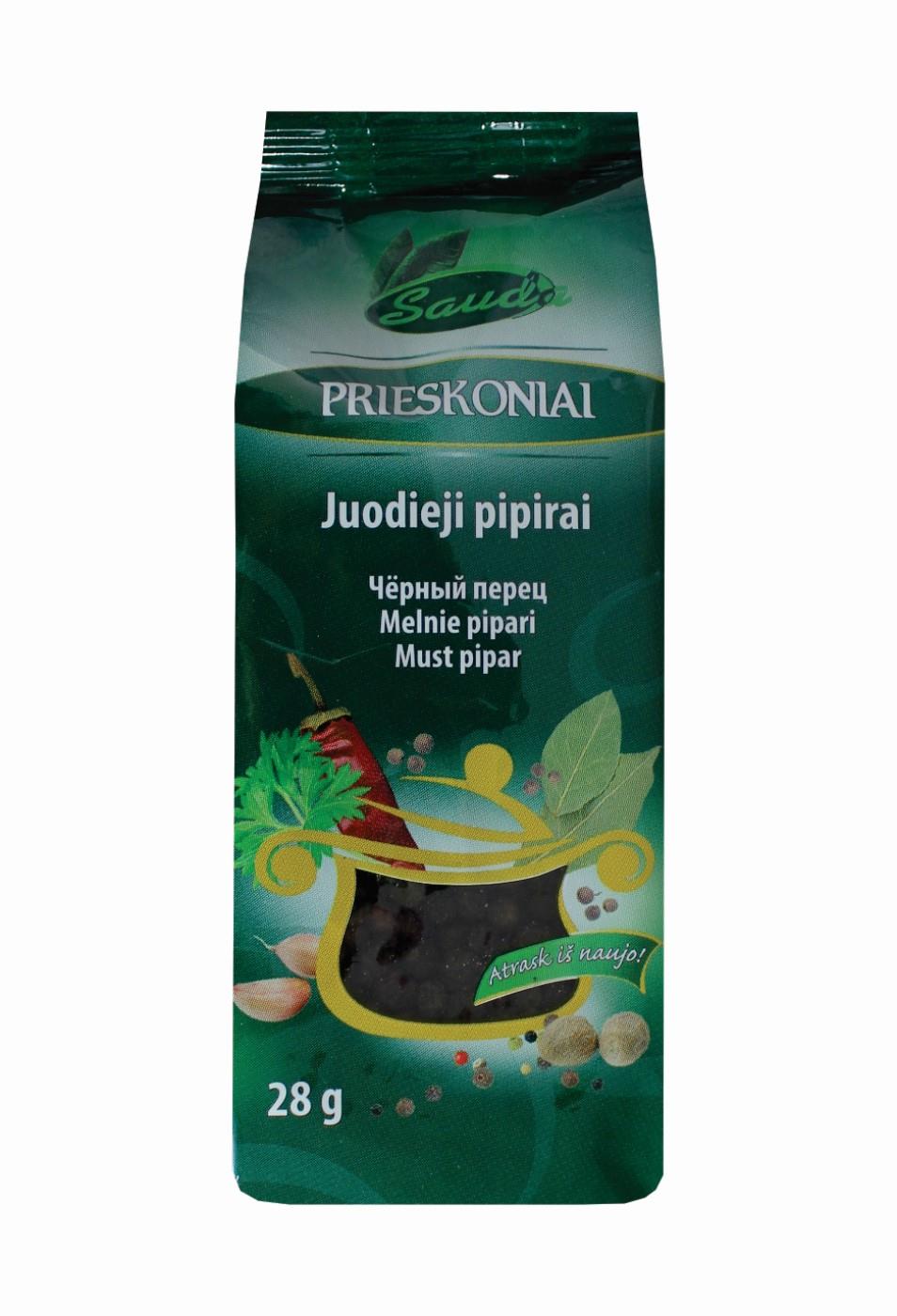 Black pepper, SAUDA,  whole, 28 g