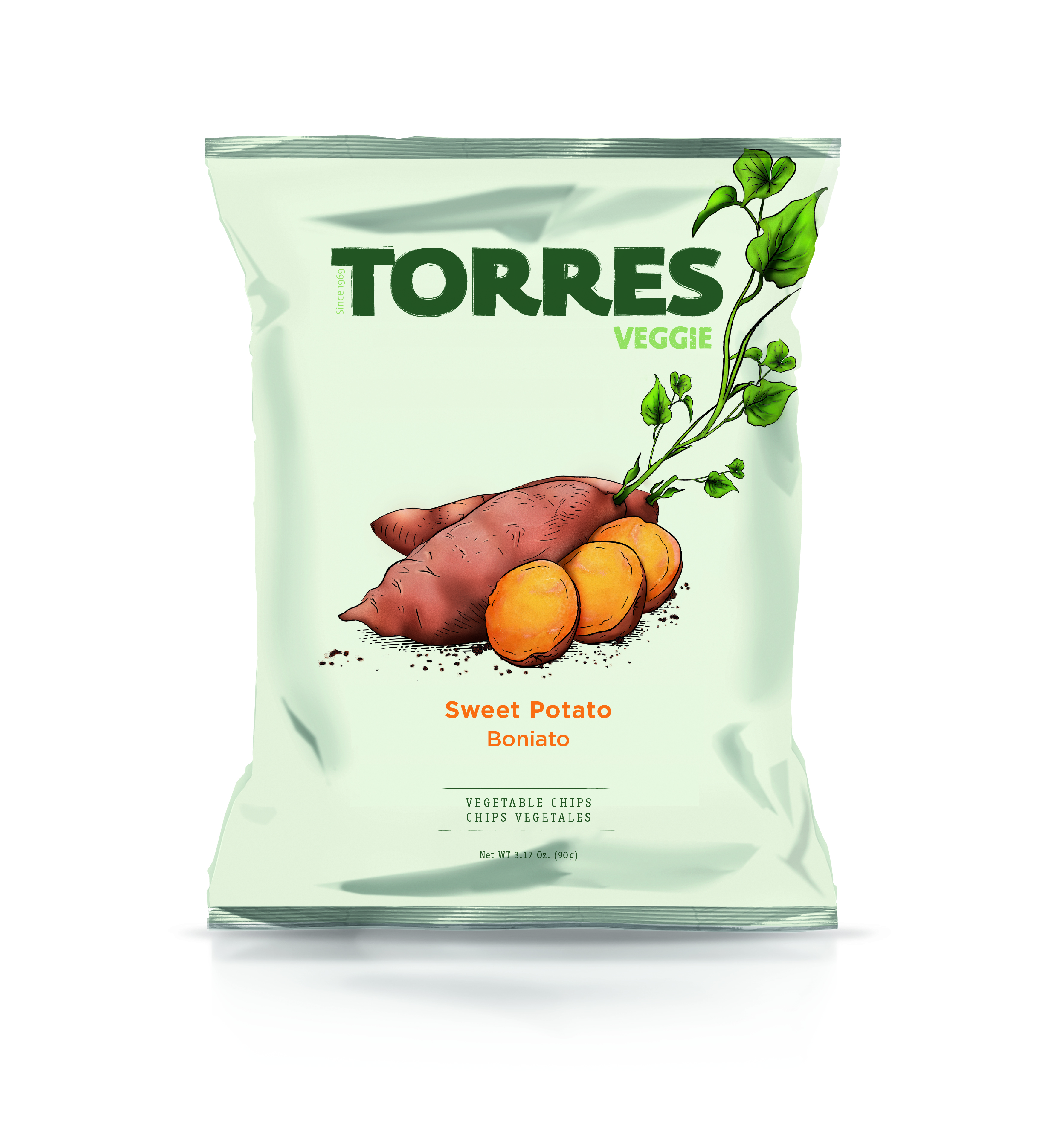 Swett potato vegie chips TORRES, 90g