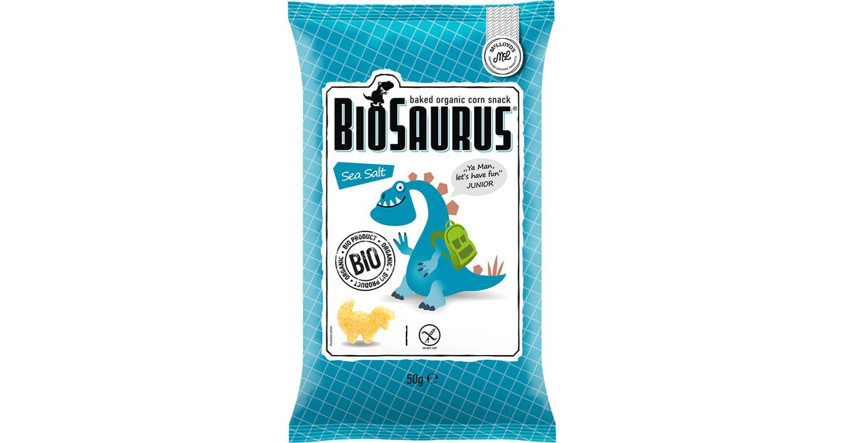 Baked corn chips with sea salt, organic