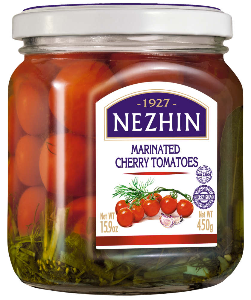 Marinated cherry tomatoes NEZHIN, 450 g