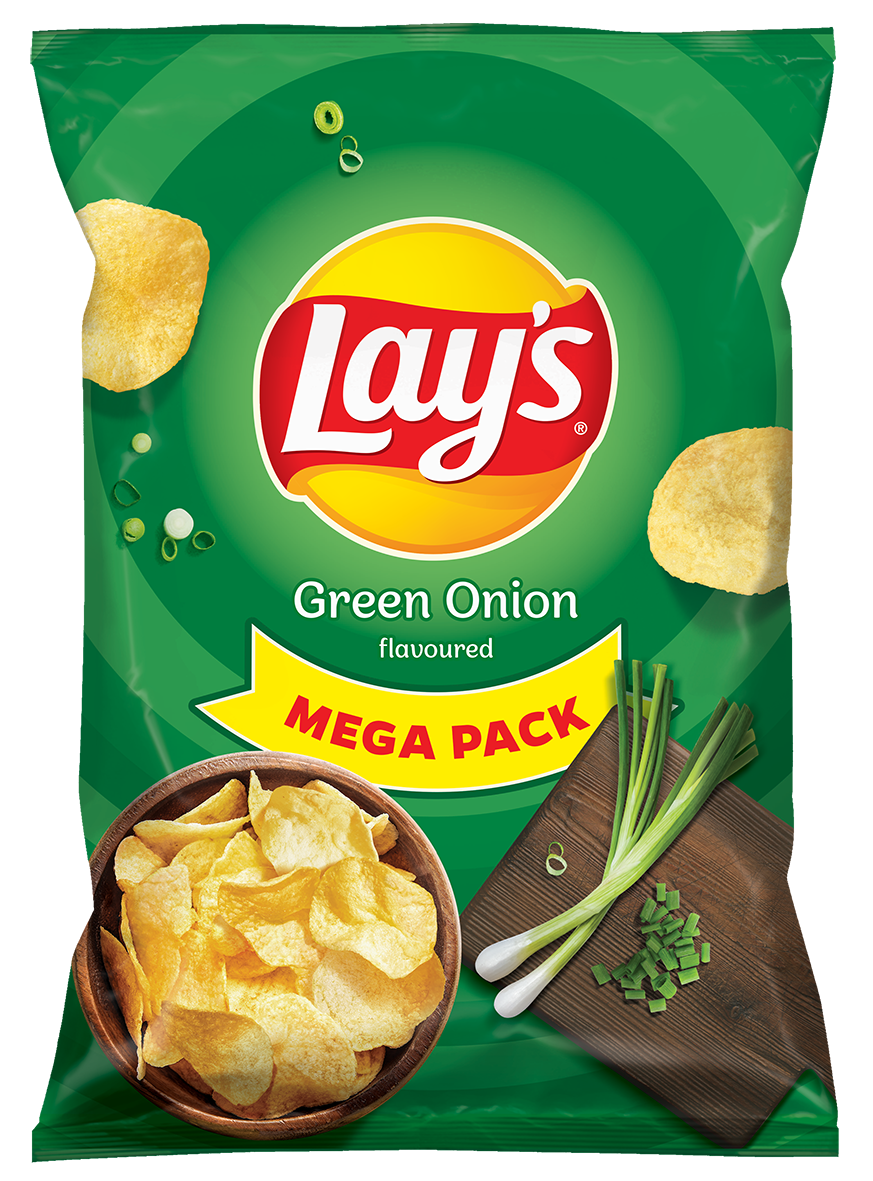 Potato chips LAY'S, green onion flavor, 200g