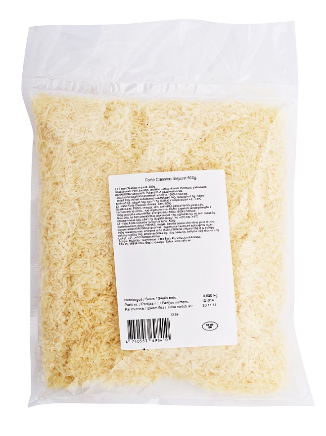 Valio Forte Classico grated cheese, 500g